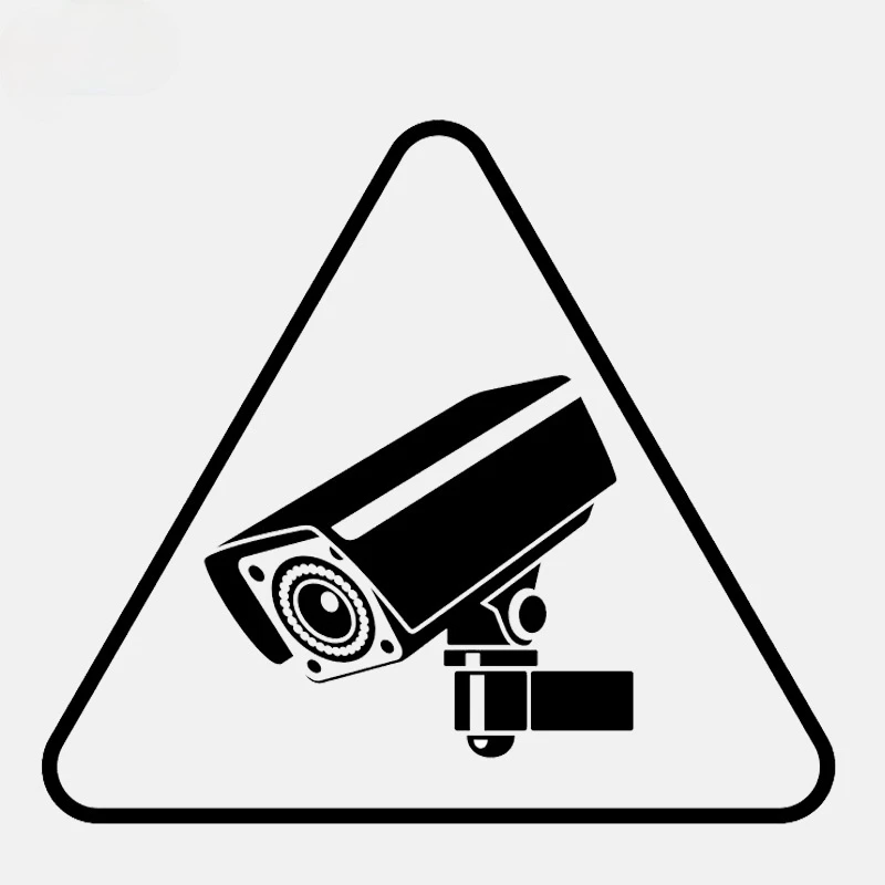 

13cm Cool CCTV Warning Sign Camera Tool Vinyl Car Sticker