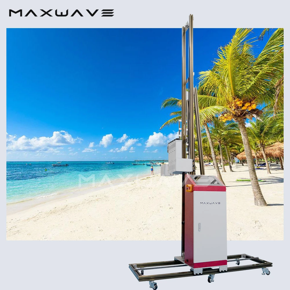 Chinese Wallpen Water Based Pigment Ink Wall Robot Printer Machine for wall paper mural painting machine