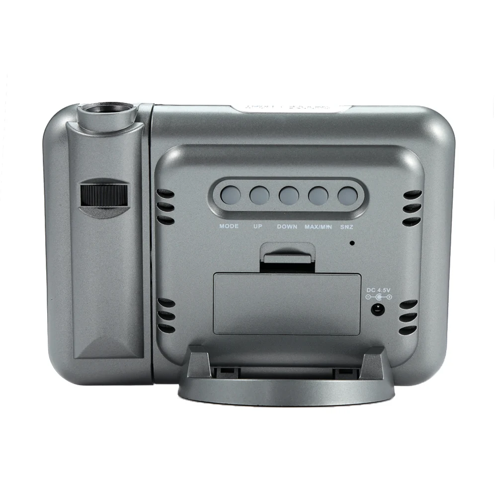 

LED Electronic Weather Forecast Projection Alarm Clock USB Clock With Time Temperature Humidity Weather And Calendar Function