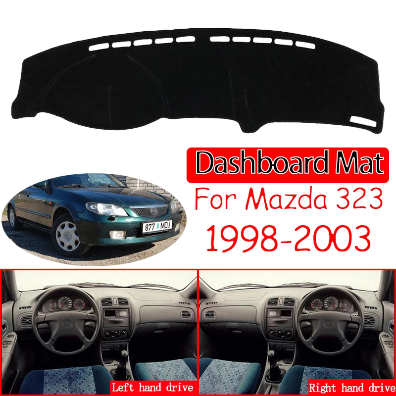 

for Mazda Family 323 1998~2003 Anti-Slip Mat Dashboard Cover Pad Sunshade Dashmat MD for ford Laser KN KQ 2000 2002 Accessories