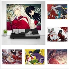 InuYasha Higurashi Kagome гобелен художественный настенный диван-столик для кровати домашний Декор подарок для общежития
