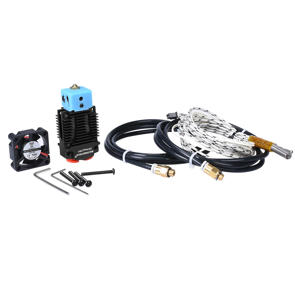 2 в 1 из Hotend J-head Экструдер 3d части принтера Боуден экструдер многоцветный 12 В/24 В 1,75 мм нити Вентилятор охлаждения VS V6 Hotend