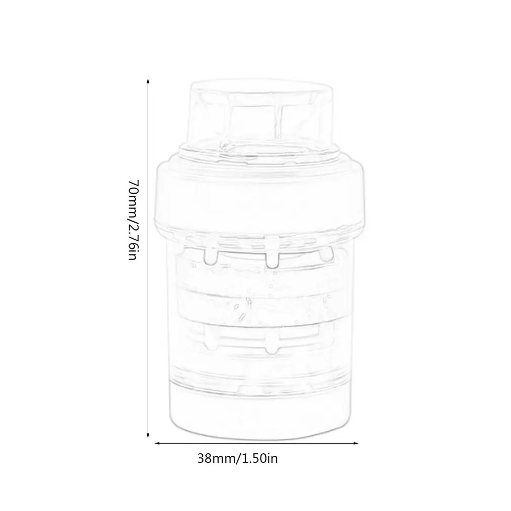 

Maifan Stone Magnetized Water Purifier Home Kitchen Tap Water Filter Bathroom Faucet Water Filter Hand Pressure Water Purifier