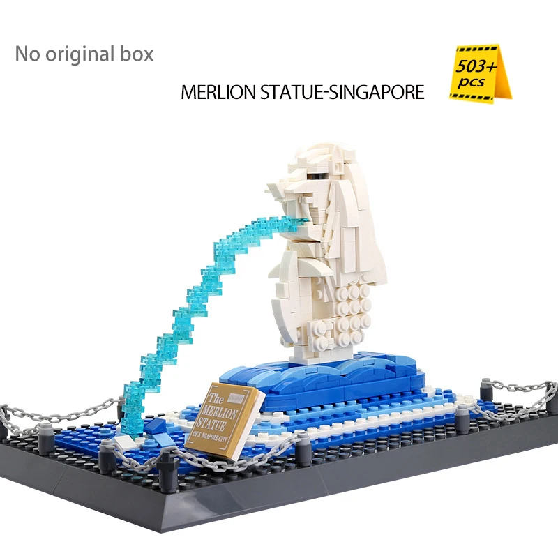 Наборы строительных мини-блоков городская архитектура лондонская башня Треви