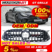 front racing gt grill for mb amg gt 2017 model amg for amg gt car 2doors sports car gt grille coupe amg car