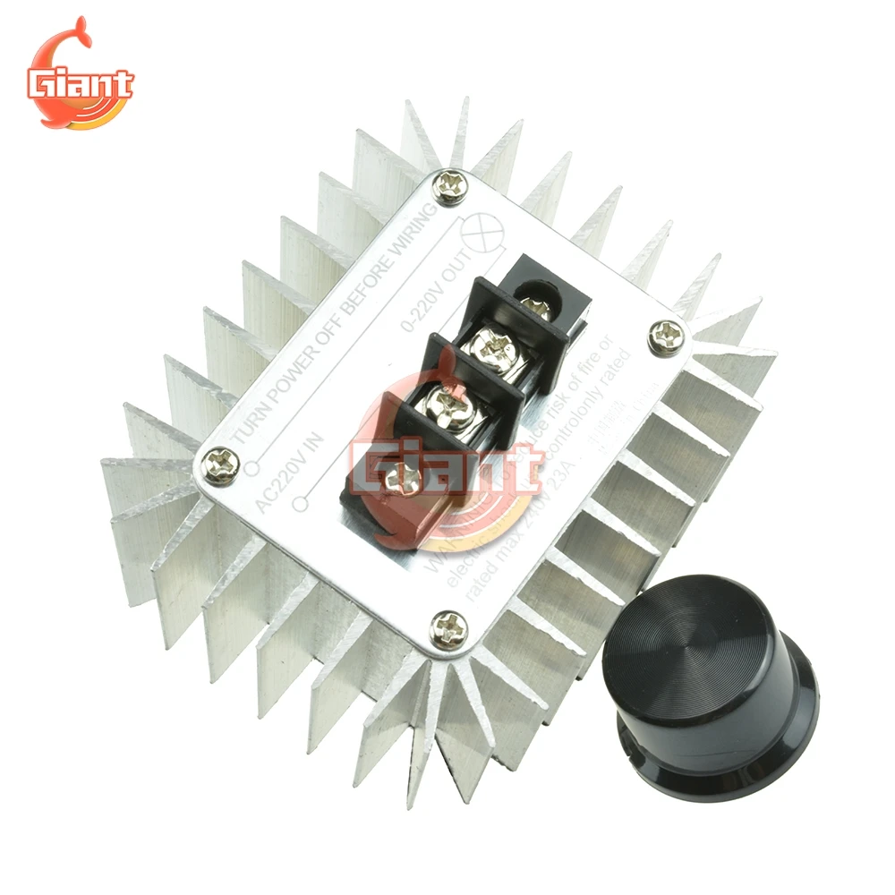 AC 220V 5000W SCR мотор Скорость Управление Напряжение регулятор светильник затемнения