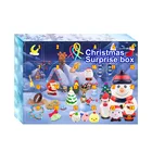 Календарь на 24 дня, рождественские игрушки, сюрприз, глухая коробка, Рождество, Новый Год, домашний Рождественский Декор, антистрессовые игрушки для детей, подарки