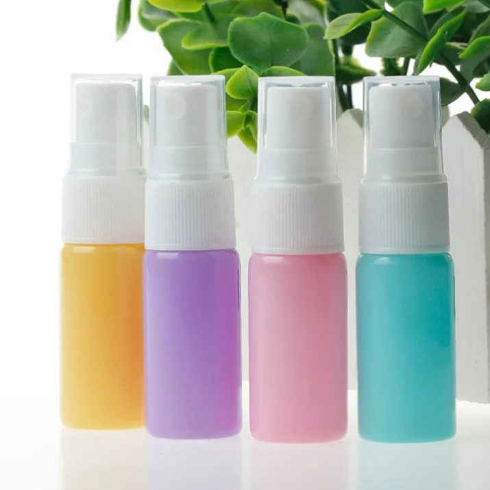 10 мл стеклянные флаконы для распыления белая крышка пустая флакон духов розовый