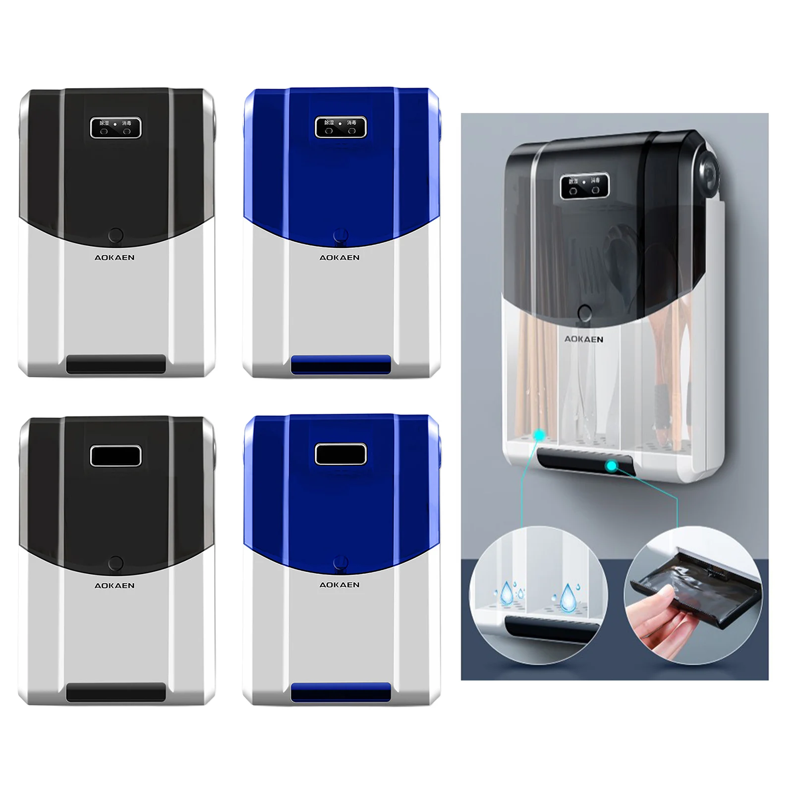 

Стеллажи для сушки посуды из АБС-пластика, настенное крепление, УФ светильник, кухонная утварь, столовые приборы, стерилизатор, настенное кр...