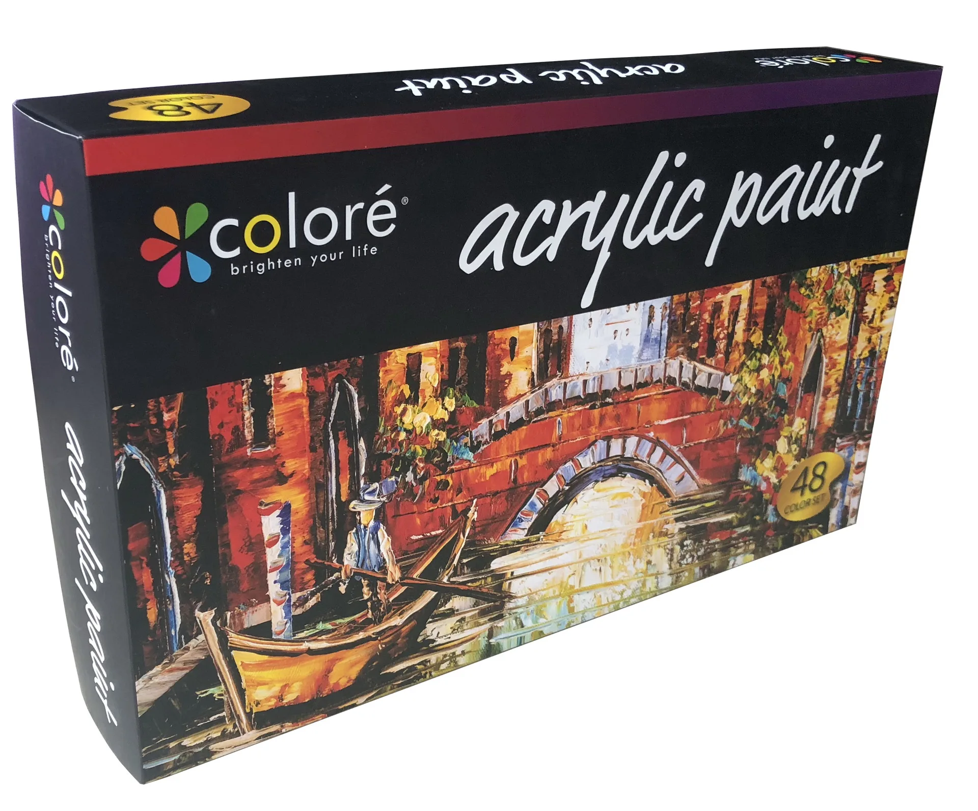 48 цветов 22 мл Профессиональный набор акриловых красок ручная роспись настенная