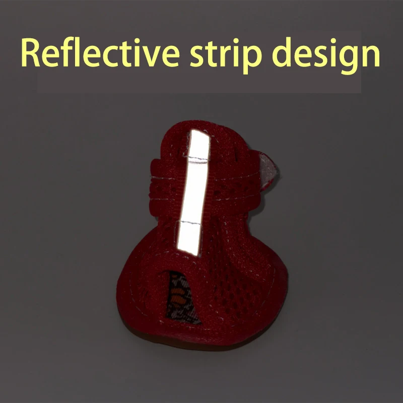 Кроссовки для собак и кошек Нескользящие летние обувь дышащая сандалии