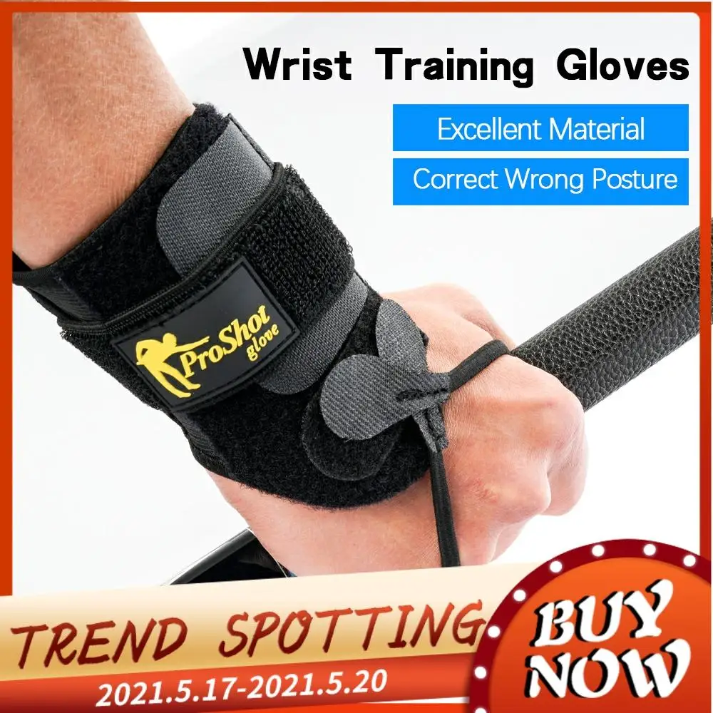 

ProShot Wrist Training Glove Professional Fix Finger Billiard Wristband Gloves Pool Carom Snooker Practice Billiards Accessories