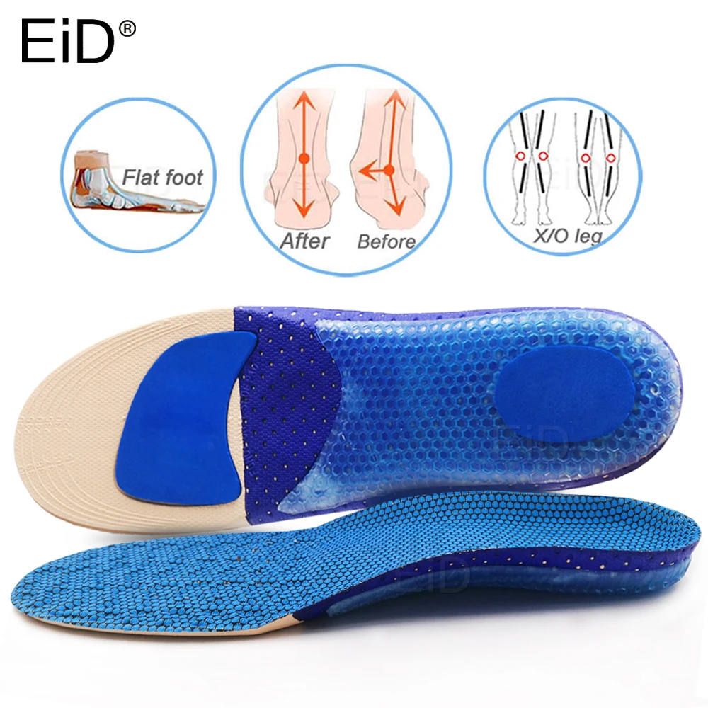 Flatfoot Orthotics Orthopedic Shoe Insole Shoes Accessories Orthopedic Memory Foam Sport Arch Support Insert Pad Woman Men