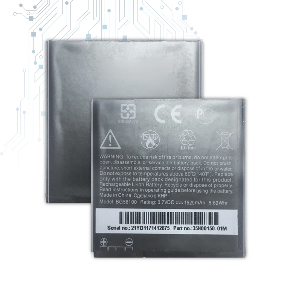 

1520mAh BG86100 Battery For HTC Sensation XE 4G G14 Z710E Z710T EVO 3D X515M X315D Z710E G17 G18 X315E Ect +Tracking Number