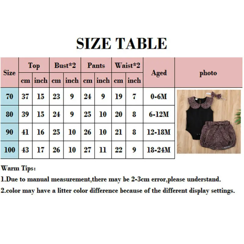 3PCS Newborn Kids Baby Girl Amazing Clothes Romper Bodysuit+Shorts Headband Sets | Спорт и развлечения
