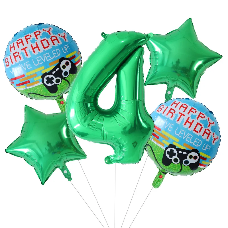 Игровой контроллер для видеоигр воздушный шар из алюминиевой фольги украшение