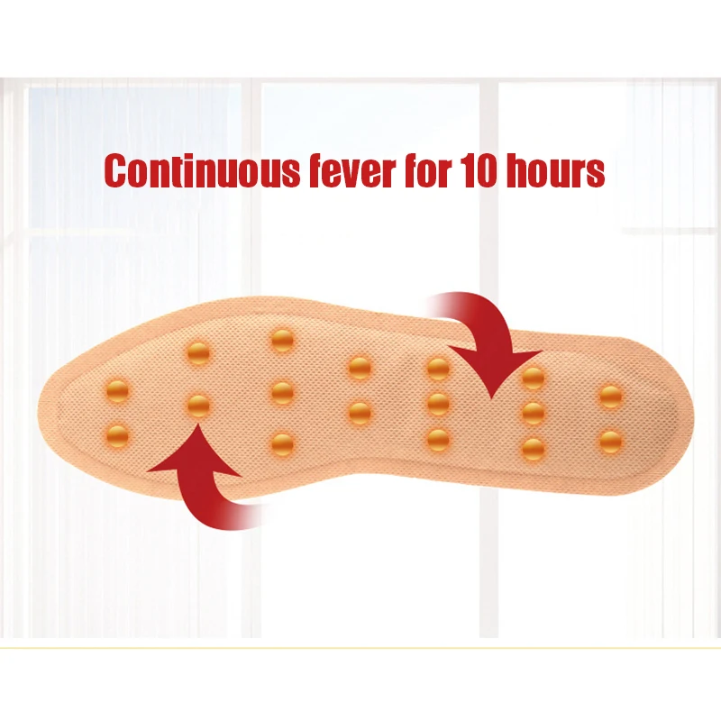 

Hot Disposable Self-heating Insole 2 sizes Adhesive Warm Shoe Inserts Charge-free Stickers for Winter sy998