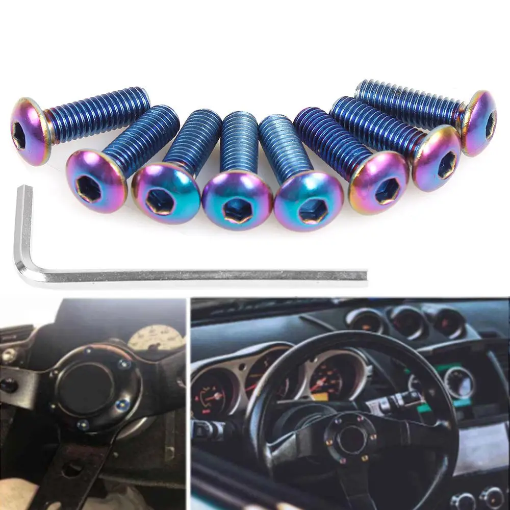 

8 шт., винты для рулевого колеса, из нержавеющей стали