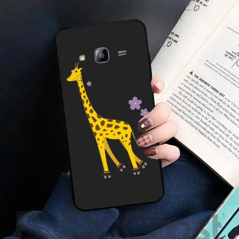 

Cute Cartoon Giraffe lovely Phone Case For Samsung galaxy S 7 8 9 10 20 edge A 6 10 20 30 50 51 52 70 note plus