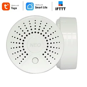 Беспроводной датчик дыма с Wi-Fi, детектор температуры, система сигнализации, детектор дыма IFTTT Tuya Smart Life