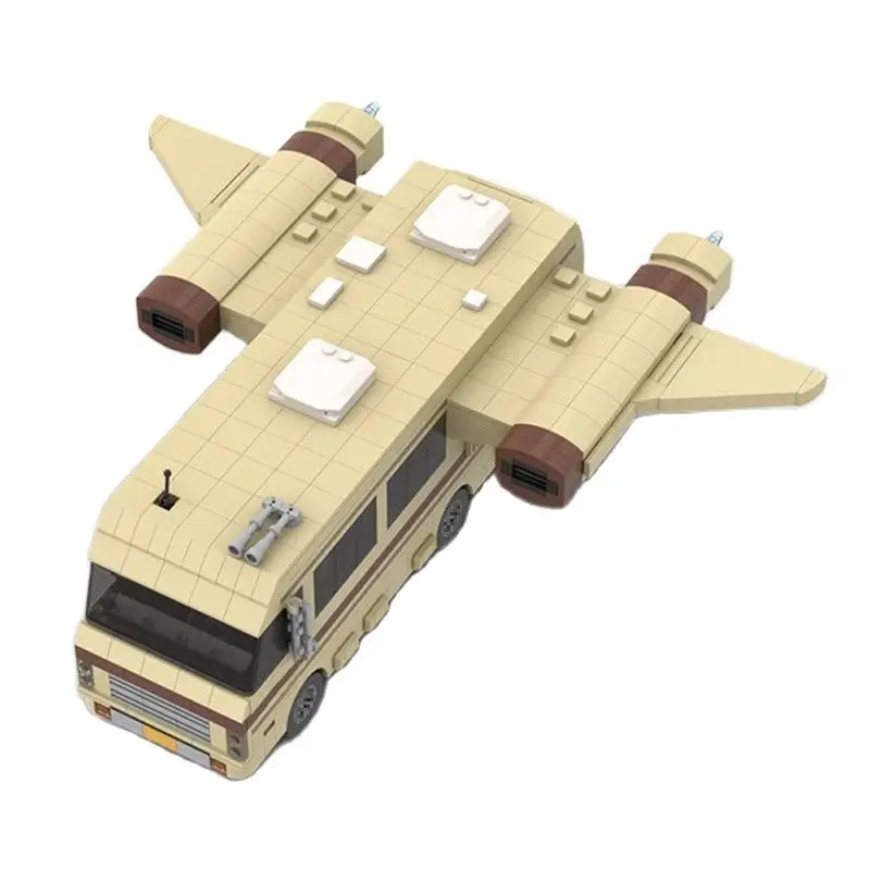 

MOC Eagle 5 Space Cannonball Car Building Blocks Bricks High-tech City Model Space For Birthday Boyfriend Christmas Gift Toys