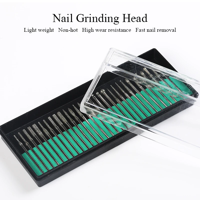 Nail Quartz/Wool/Tungsten Grinding Head Set for Polishing Drill Art Tools Manicures Remover Equipment | Красота и здоровье