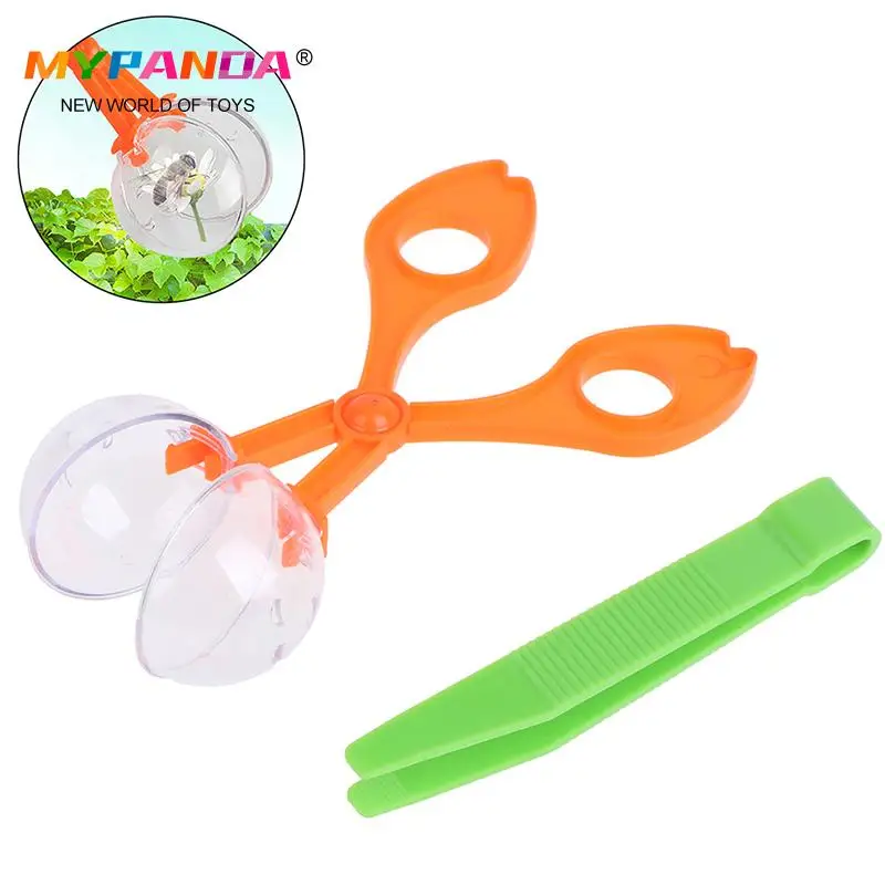 Cute Nature Exploration Toy Kit For Children School Plant Insect Biology Study Tool Set Plastic Scissor Clamp Tweezers jonathan silvertown introduction to plant population biology