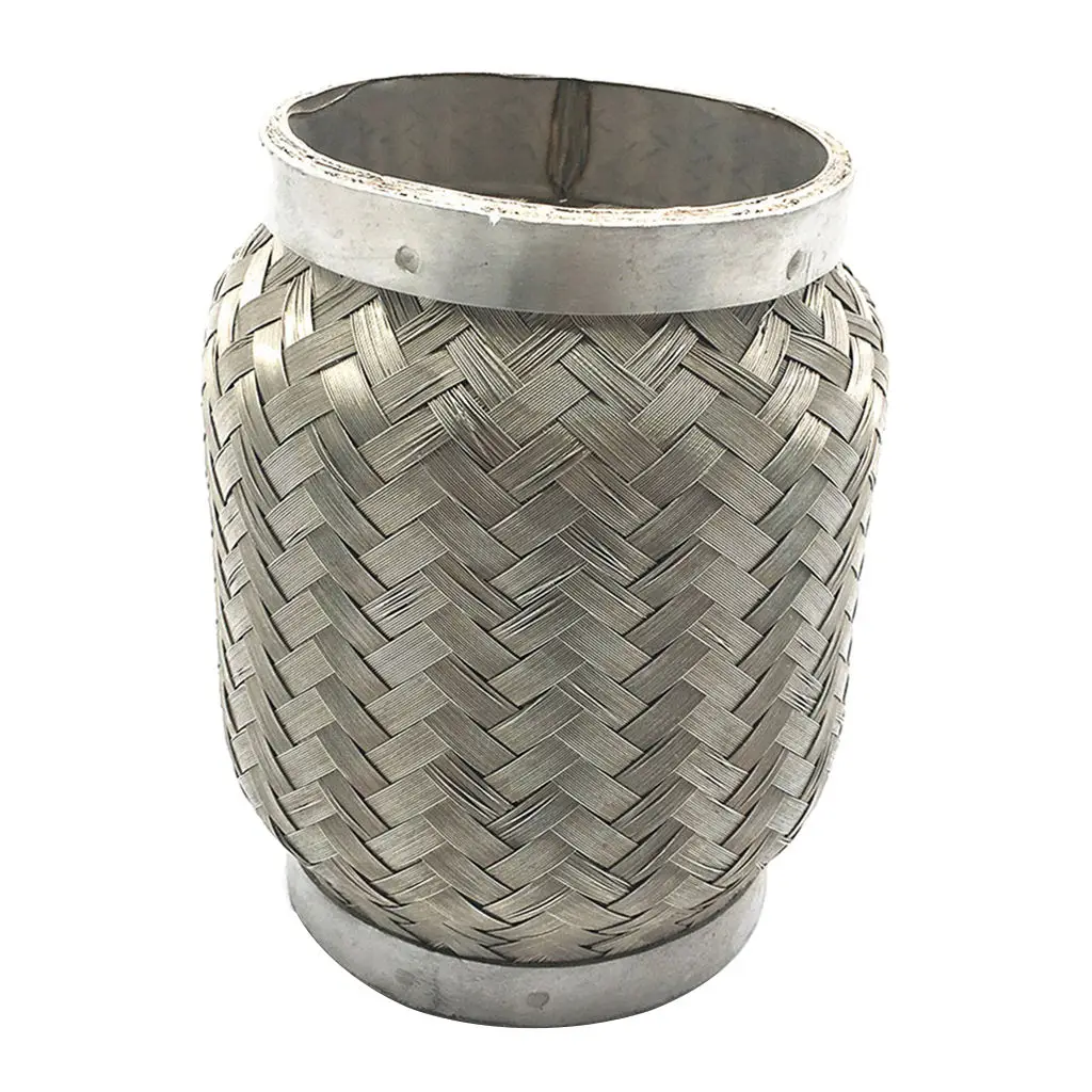 

3.5" INCH ID X 6" INCH LONG STAINLESS STEEL DOUBLE BRAIDED EXHAUST FLEX JOINT