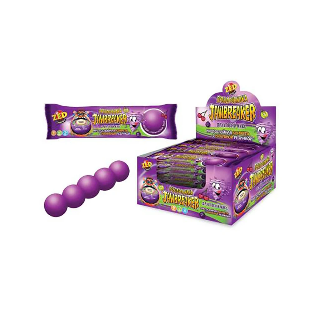 Конфета многослойная с надувной резинкой ЗУБОДРОБИЛКА &quotФруктовый микс&quot в