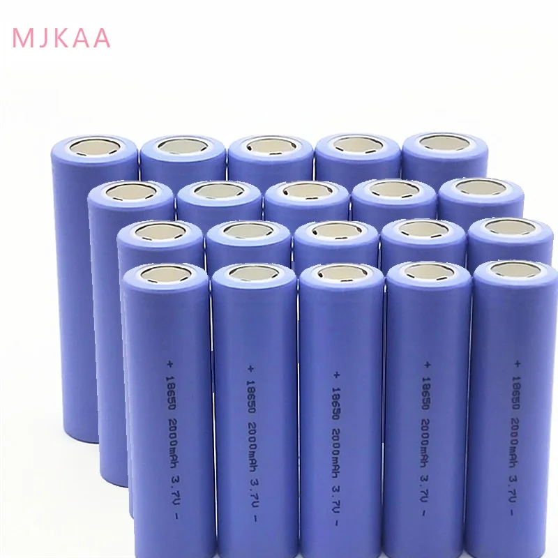20PC 10/12/20 шт Высокое качество 3,7 V 18650 Батарея 2000 мА/ч, литий-ионный аккумулятор Перезаряжаемые Батарея для светодиодный фонарик Фонарь 18650 - Цвет: 20PC