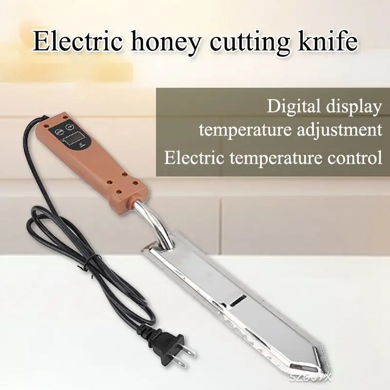

Temperature Control Electric Cutting Honey Knife 220V 140-160 Degrees Celsius Beekeeper Beekeeping Bee Tools