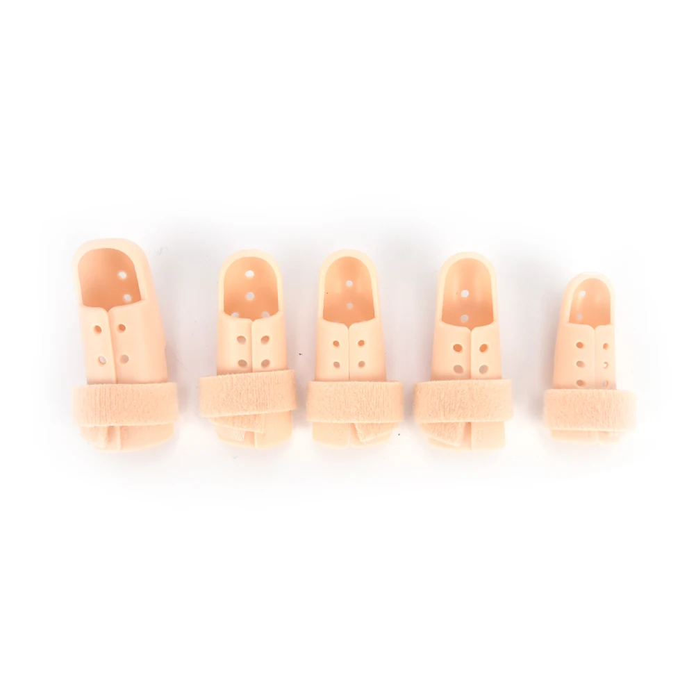 Бандаж крепление для сломанного сустава пальца пластиковый регулируемый крючок