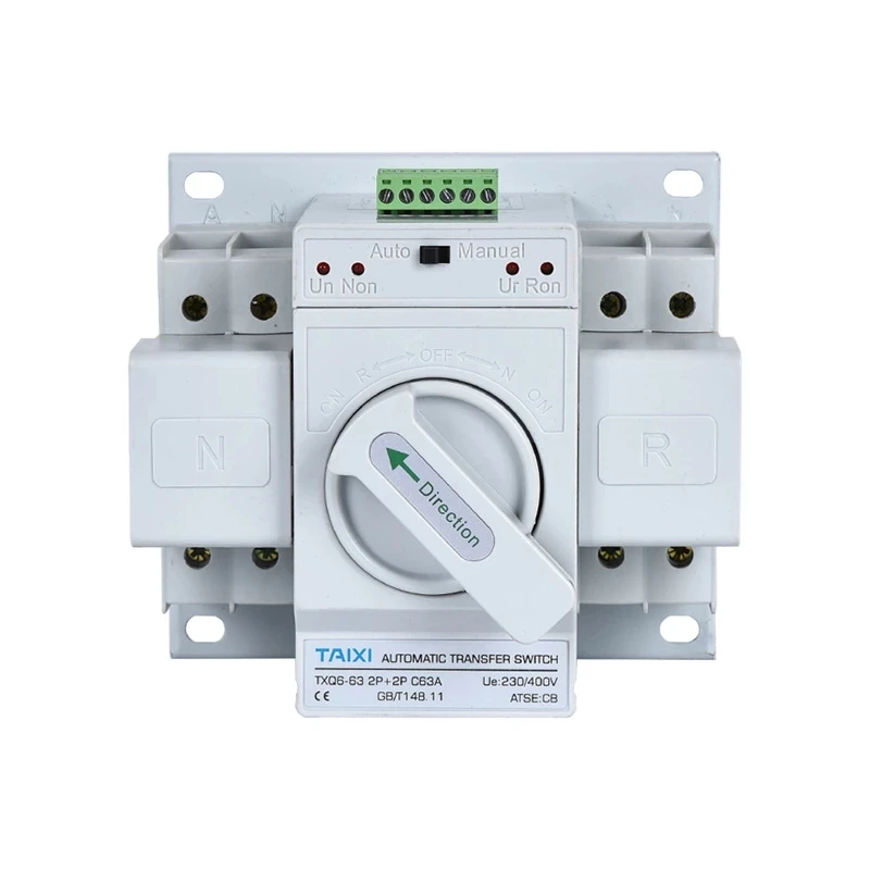 Автоматический выключатель ATS Dual Power MCB 2P + 4P автоматическое/ручное переключение