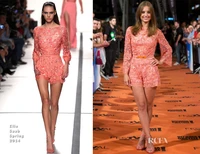 michelle jenner spring 2019 short jumpsuit shorts embroidery long sleeved women summer lace mother of the bride dress