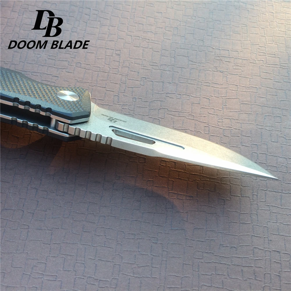 Ножи 7 9 дюйма складной нож с шарикоподшипником 60 61HRC лезвие D2 G10 флиппер
