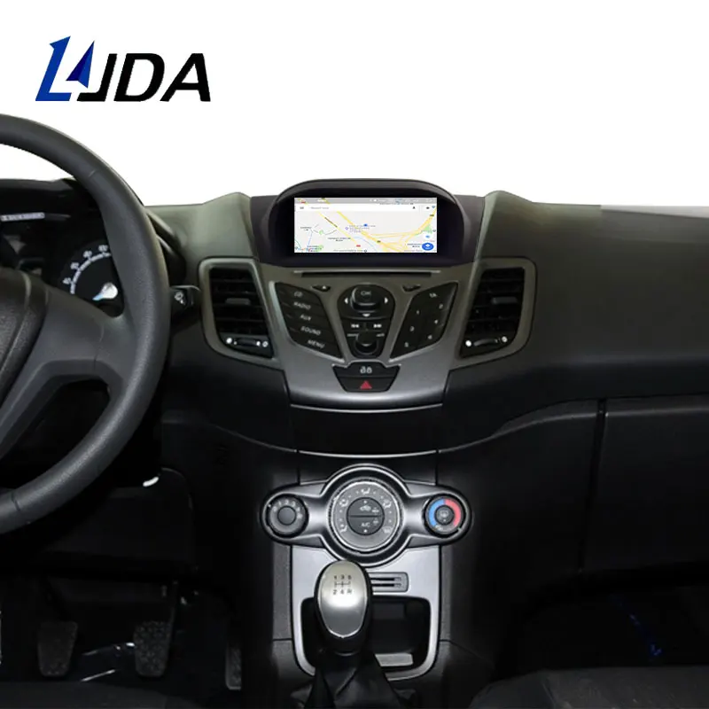 LJDA Android 9,0 dvd-плеер для автомобиля Ford Fiesta 2013 2 Din радио аудио gps навигация 4G+ 64G DSP
