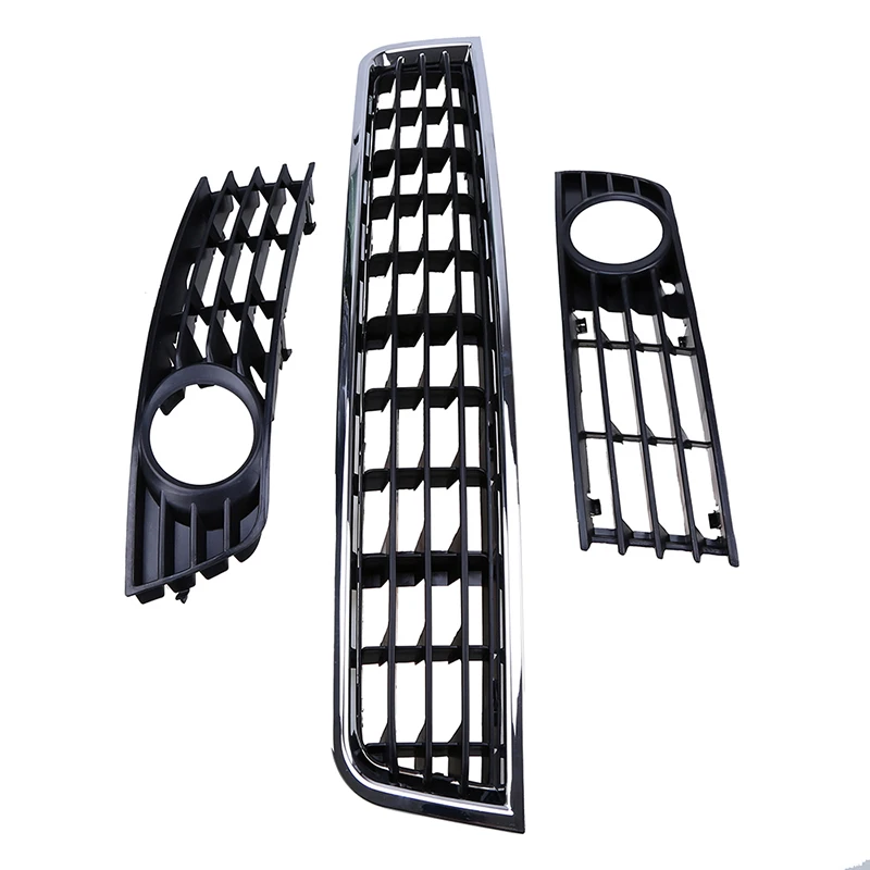 POSSBAY 3 шт. передний бампер решетка противотумансветильник РА для Audi A4 B6 седан 2001 2002