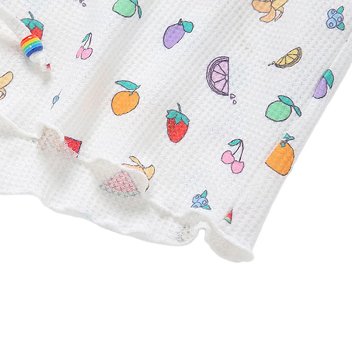 

Women Pajama Set Fashion Sleeveless Fruit Print Tank Top and Shorts 2-piece Outfit Set