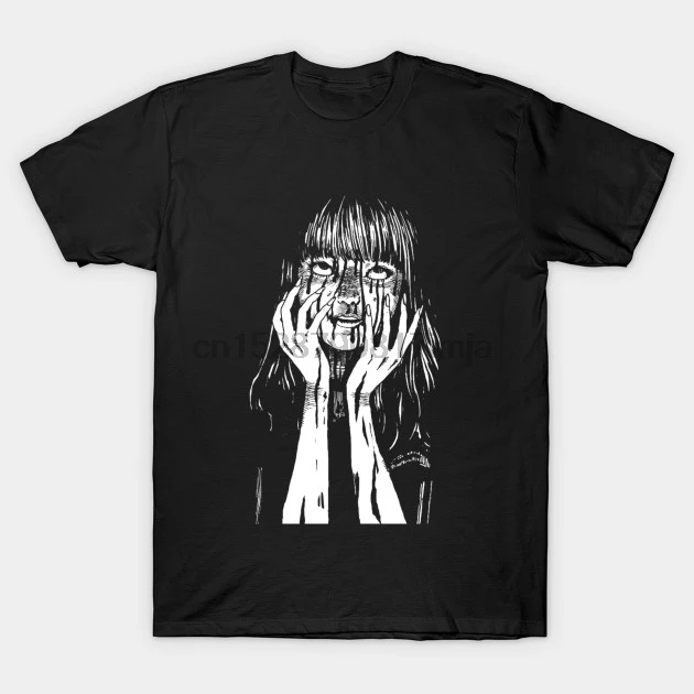 Мужская футболка Junji Ito Anything но a Ghost wo футболки | одежда