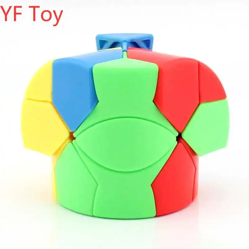 

Moyu MofangJiaoShi REDI Cylinder Magic Cubes Multi-Color Stickerless Cubing Speed Cubes Quiz Brain Teaser Uzzle Twist Toy Gift