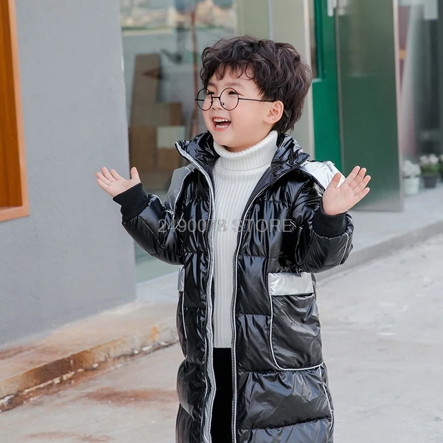 Детское непродуваемое пальто на утином пуху с капюшоном | Мать и ребенок