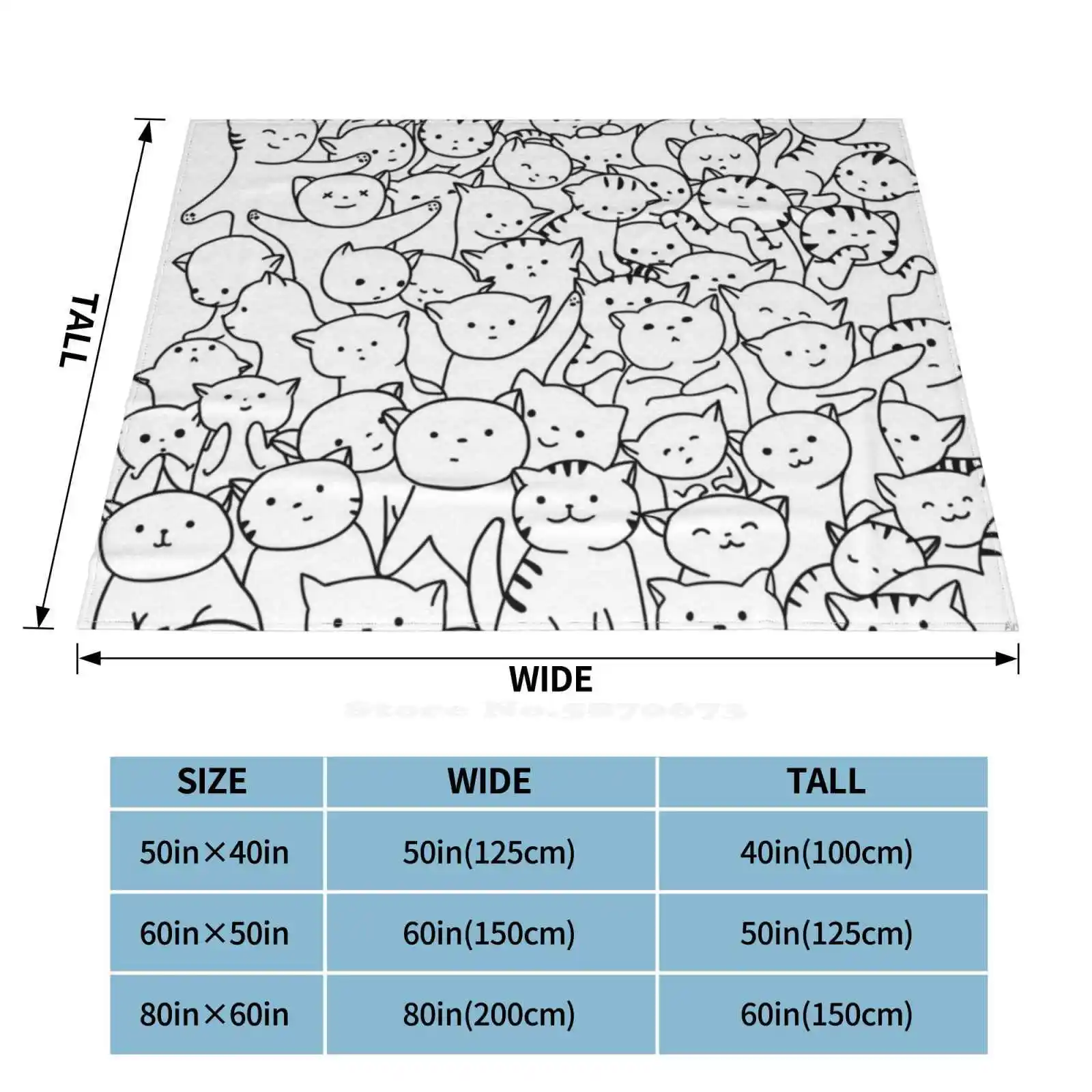 Модное Стильное забавное мягкое одеяло в виде сумасшедших кошек маленьких