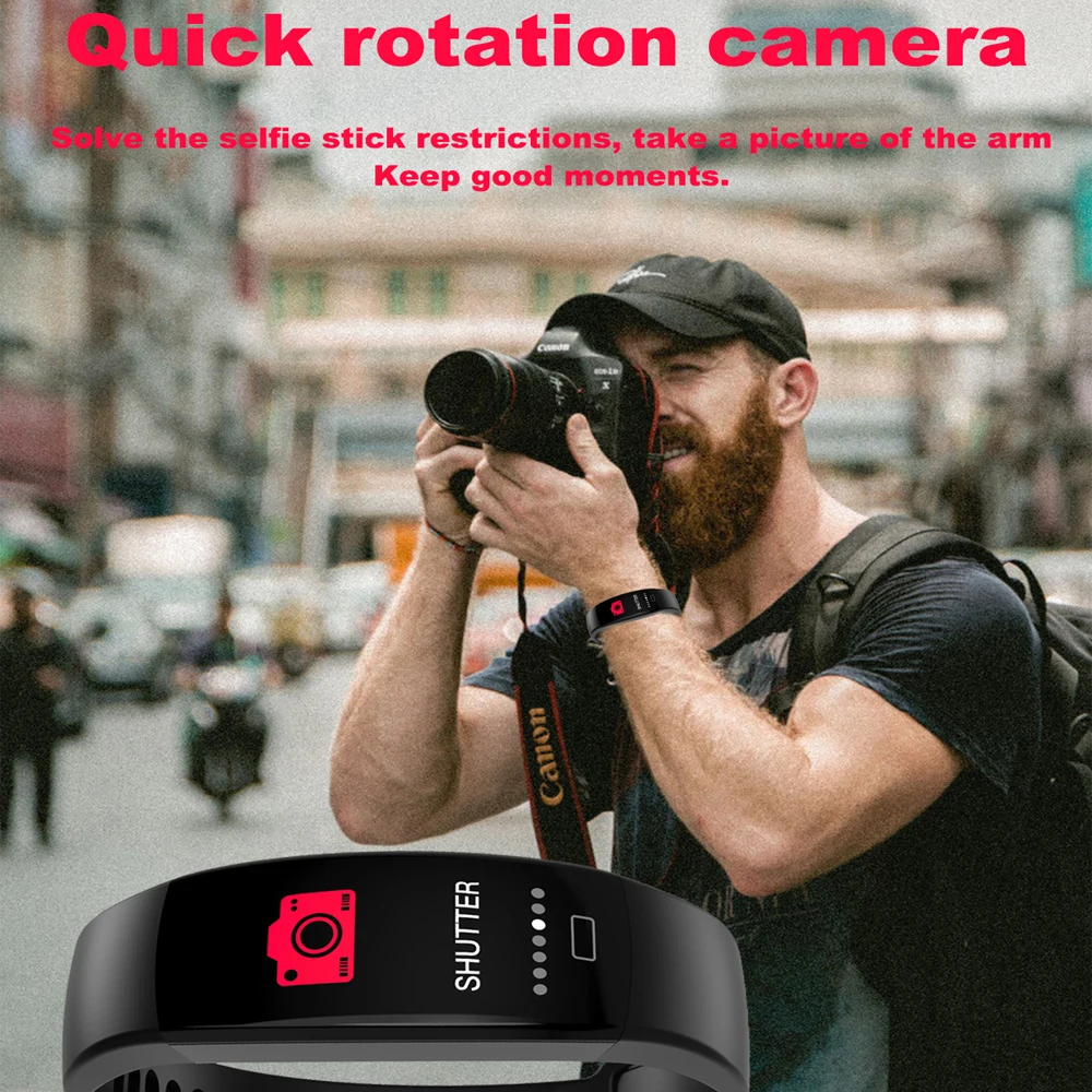 Монитор кровяного давления умный браслет для мужчин и женщин спортивный трекер