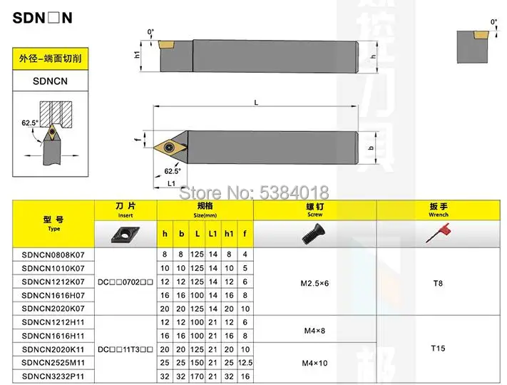 Токарный станок с ЧПУ SDNCN1212H11 SDNCN1616H11 SDNCN2020K11 токарный инструмент поворотом на 62 5