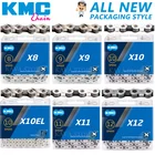 Велосипедная цепь KMC X8 X9 X10 X11 X12 X10EL X11EL correte 12 В mtbcadena mtb 11 скоростей Звездочка для дорожного велосипеда запчасти для велосипеда