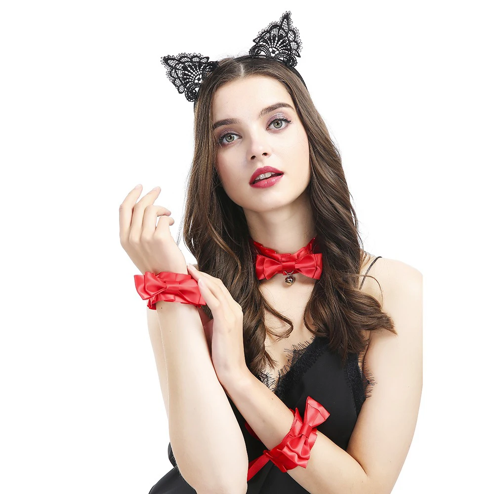 

Новинка, Женский обруч для волос с черными искусственными кроличьими ушками, Женская Сексуальная повязка для волос, головной убор для вечев...