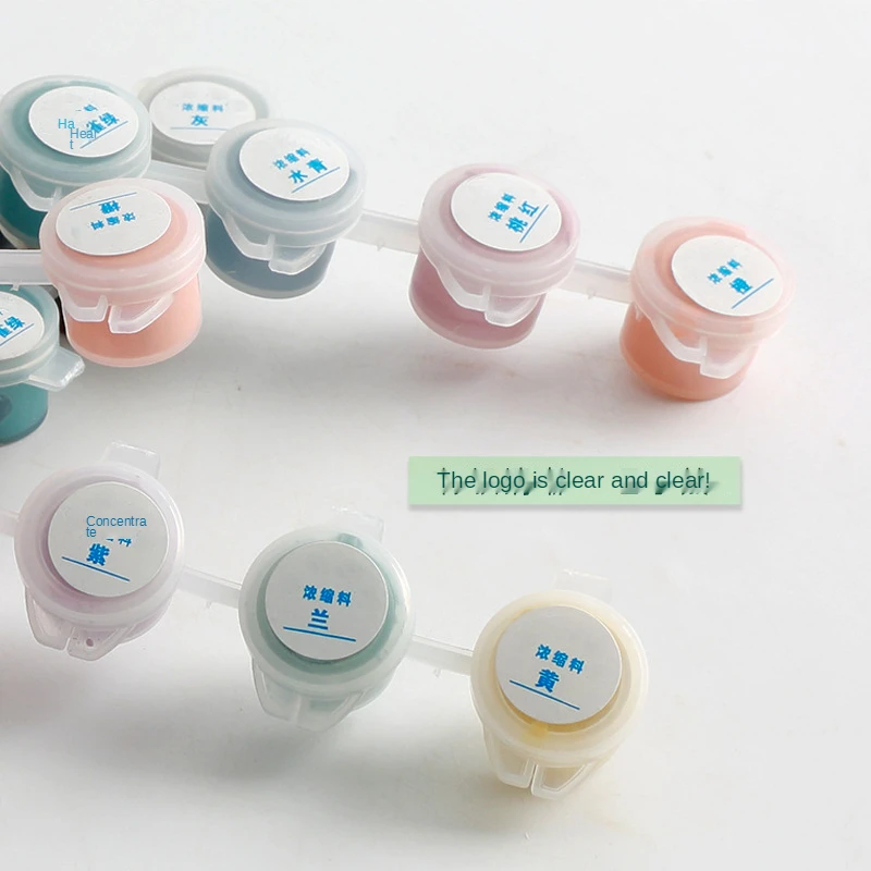 Концентрированные цветные глянцевые подглазурные пигменты окрашенные средней