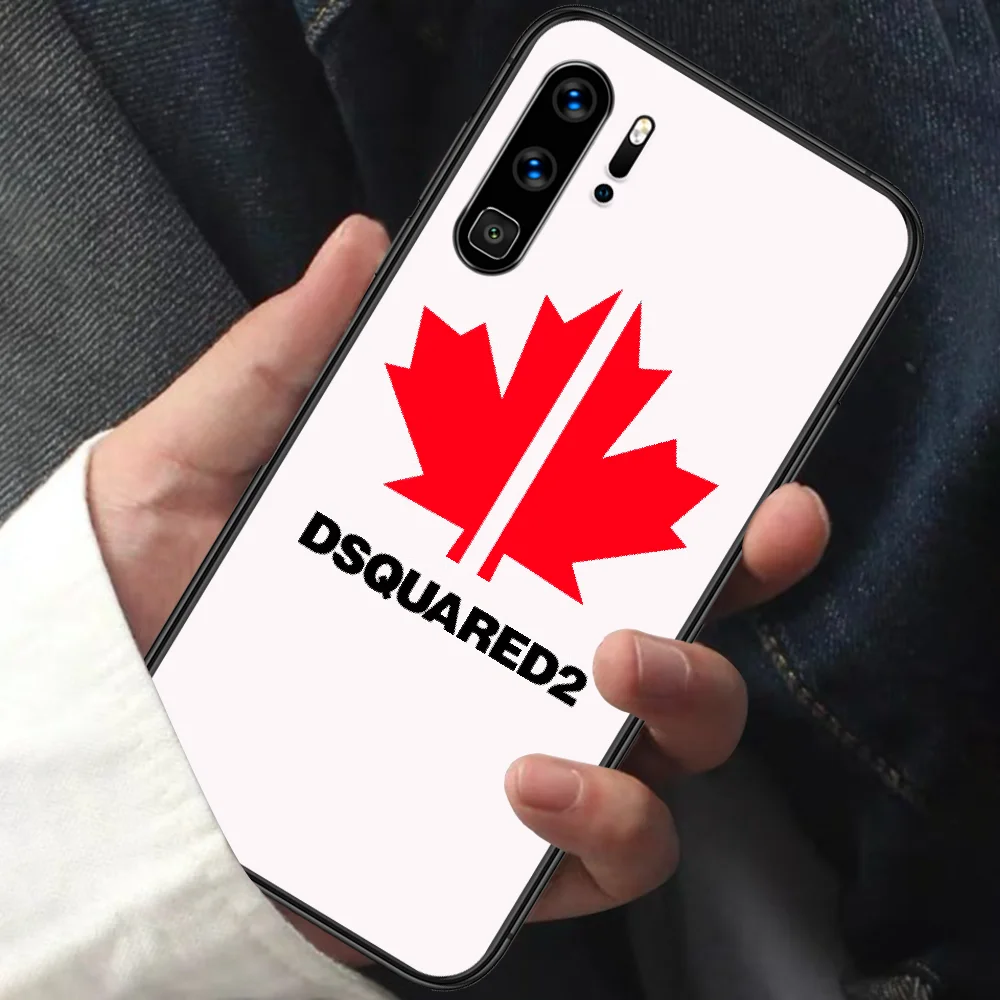

Trend Brand D2 DSQUARED2 Phone Case For HUAWEI P 9 10 20 30 40 Lite smart Pro Z 2019 Nova 5T 6 7 i black Bumper Fashion Funda