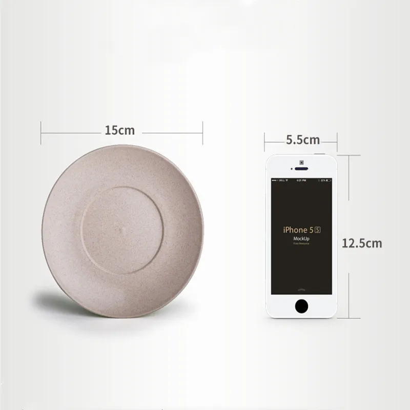 CTREE 4 шт./компл. креативная тарелка из чистой натуральной пшеничной соломы