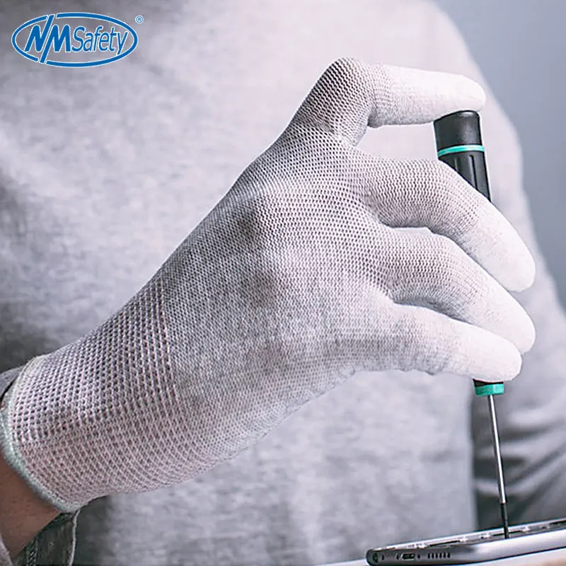 2021 Новые Антистатические безопасные универсальные белые перчатки ESD электронные